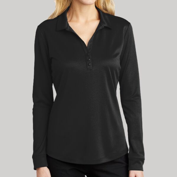 Women's Silk Touch Performance Long Sleeve Polo Thumbnail