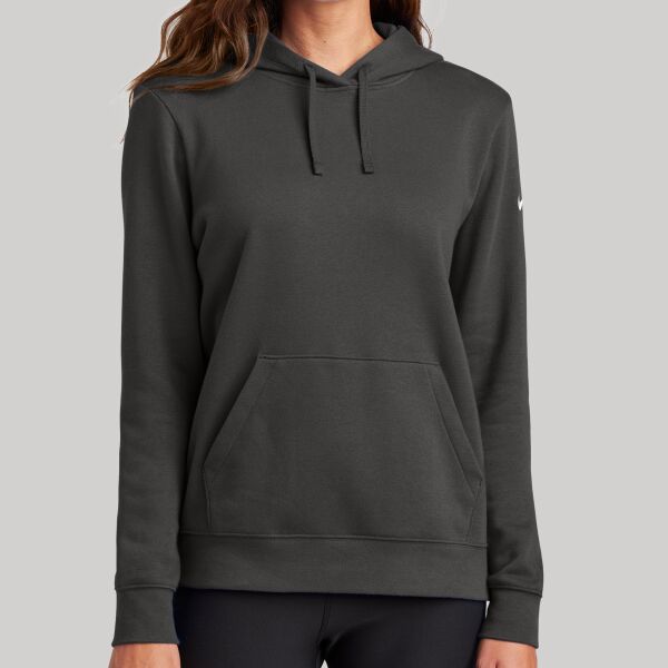 Women's Club Fleece Sleeve Swoosh Pullover Hoodie Thumbnail